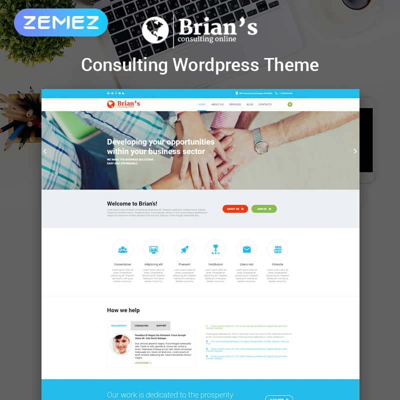 Brian's Consulting WordPress Theme