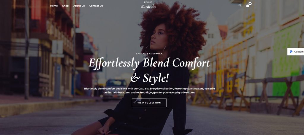 Astra clothing store wordpress theme