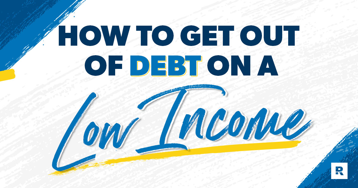 how to pay off debt on a low income