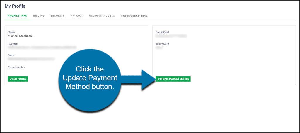 Update Payment Method