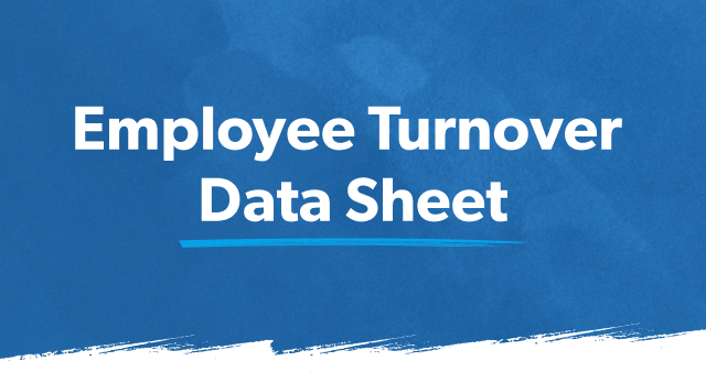 Employee Turnover Data Sheet