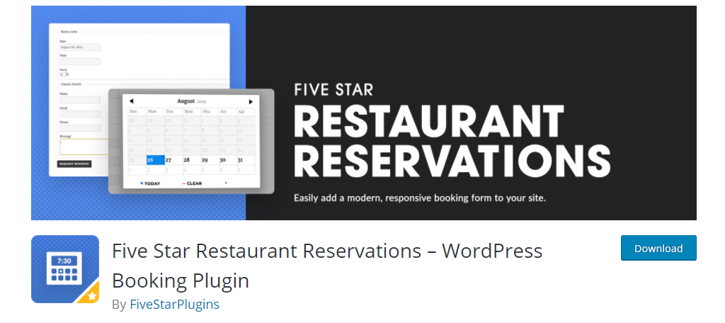 Five Star Restaurant Reservations