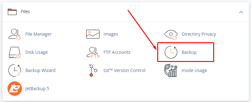cpanel backup 2